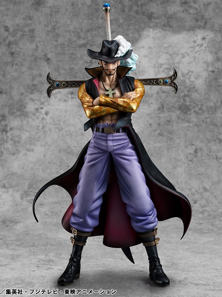 One Piece P.O.P SA-MAXIMUM PVC Figur Hawk Eye Dracule Mihawk Ver. R - 29 cm Megahouse