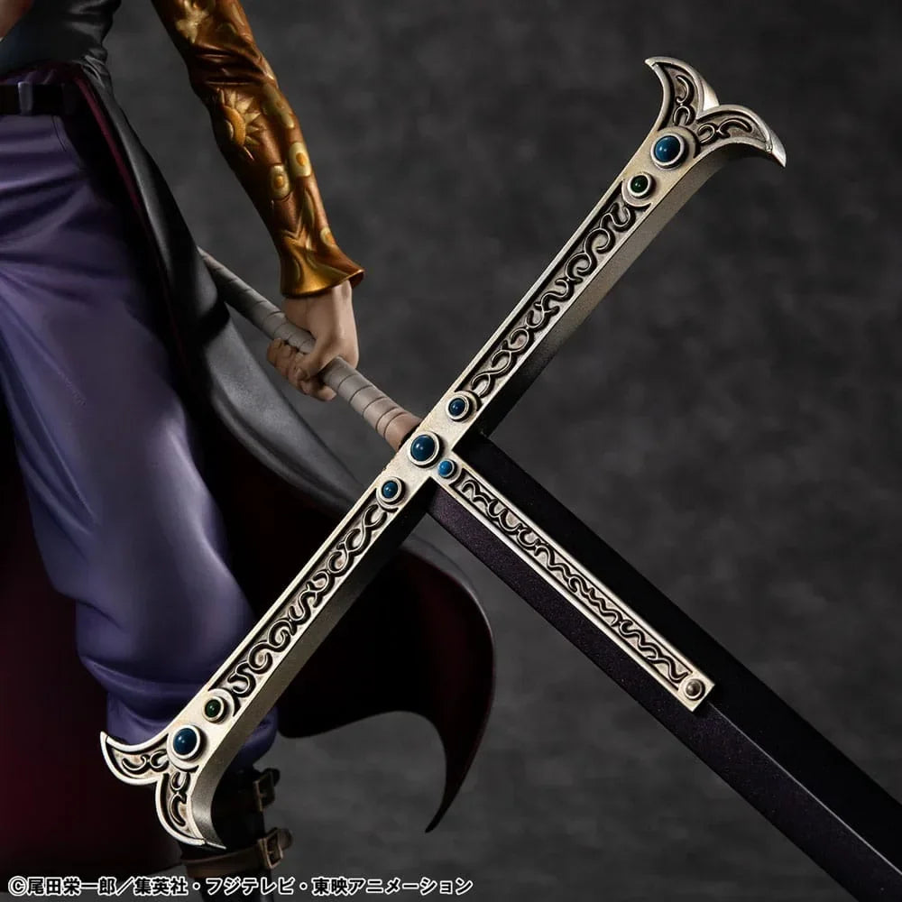 One Piece P.O.P SA-MAXIMUM PVC Figur Hawk Eye Dracule Mihawk Ver. R - 29 cm Megahouse