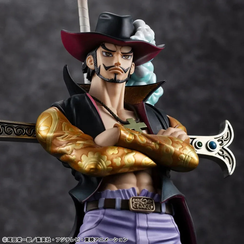 One Piece P.O.P SA-MAXIMUM PVC Figur Hawk Eye Dracule Mihawk Ver. R - 29 cm Megahouse