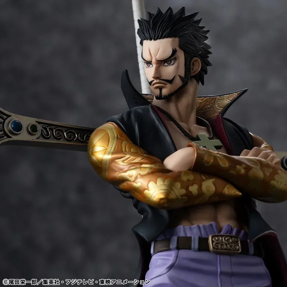 One Piece P.O.P SA-MAXIMUM PVC Figur Hawk Eye Dracule Mihawk Ver. R - 29 cm Megahouse