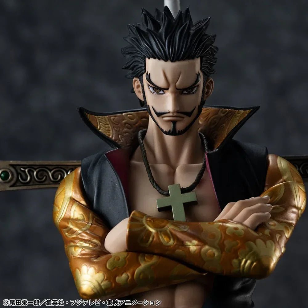 One Piece P.O.P SA-MAXIMUM PVC Figur Hawk Eye Dracule Mihawk Ver. R - 29 cm Megahouse