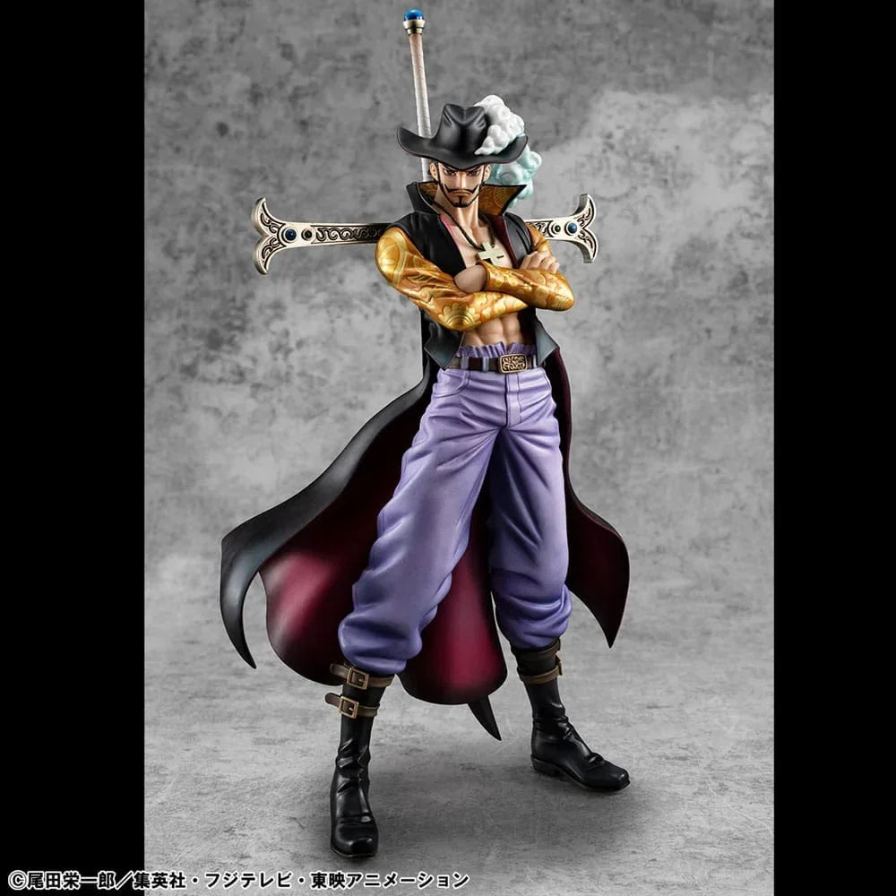 One Piece P.O.P SA-MAXIMUM PVC Figur Hawk Eye Dracule Mihawk Ver. R - 29 cm Megahouse