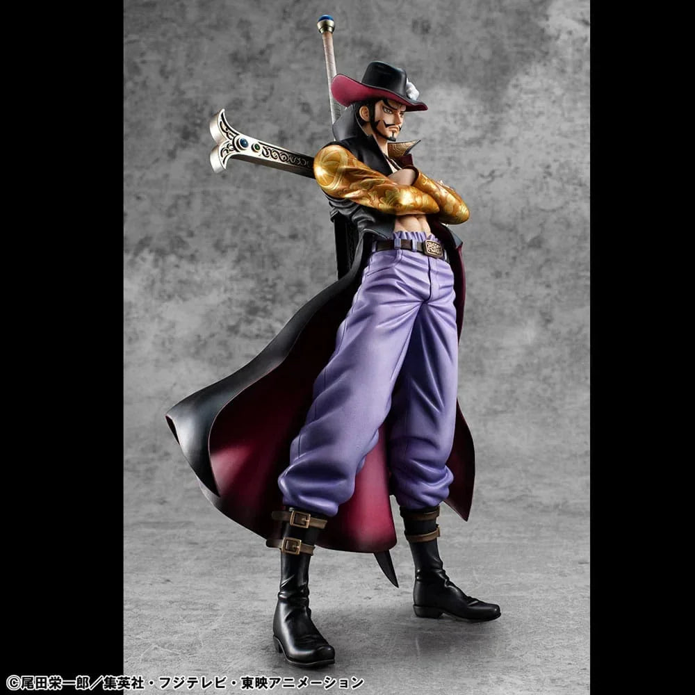 One Piece P.O.P SA-MAXIMUM PVC Figur Hawk Eye Dracule Mihawk Ver. R - 29 cm Megahouse