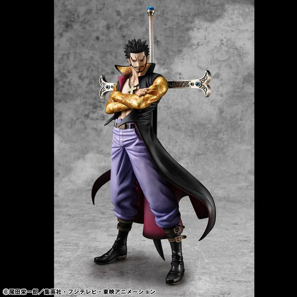 One Piece P.O.P SA-MAXIMUM PVC Figur Hawk Eye Dracule Mihawk Ver. R - 29 cm Megahouse