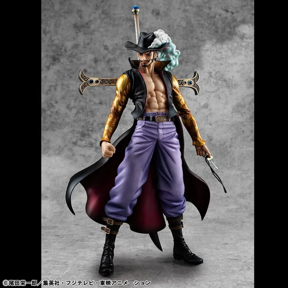 One Piece P.O.P SA-MAXIMUM PVC Figur Hawk Eye Dracule Mihawk Ver. R - 29 cm Megahouse
