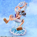 One Piece Portrait.Of.Pirates PVC-figur "Evolutionära Historien" Monkey D. Luffy "Gear Fifth" 26 cm