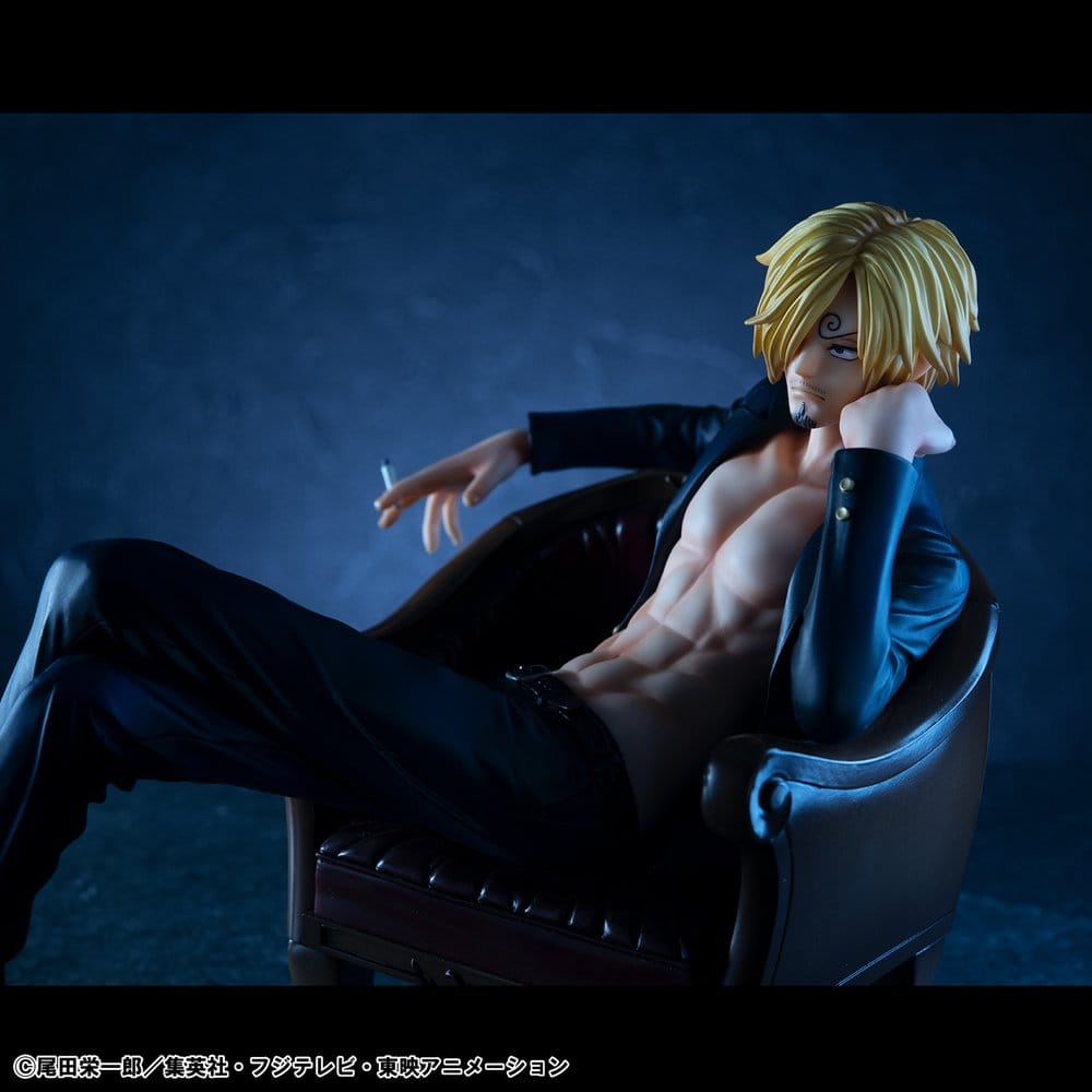 One Piece Portrait.Of.Pirates "S.O.C" PVC-figur Sanji Ver.R 14 cm