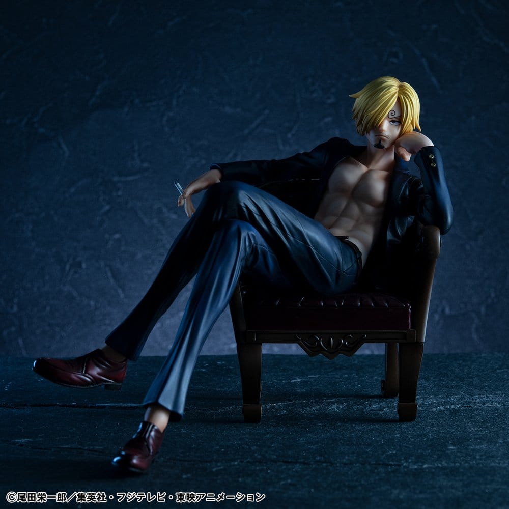 One Piece Portrait.Of.Pirates "S.O.C" PVC-figur Sanji Ver.R 14 cm
