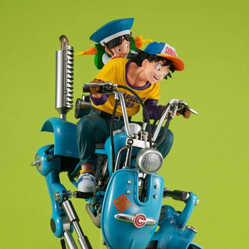 Dragonball Z Desktop Real McCoy EX PVC Diorama Son Goku & Son Gohan & Robot med två ben 20 cm Megahouse