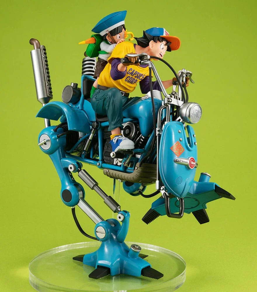 Dragonball Z Desktop Real McCoy EX PVC Diorama Son Goku & Son Gohan & Robot med två ben 20 cm Megahouse