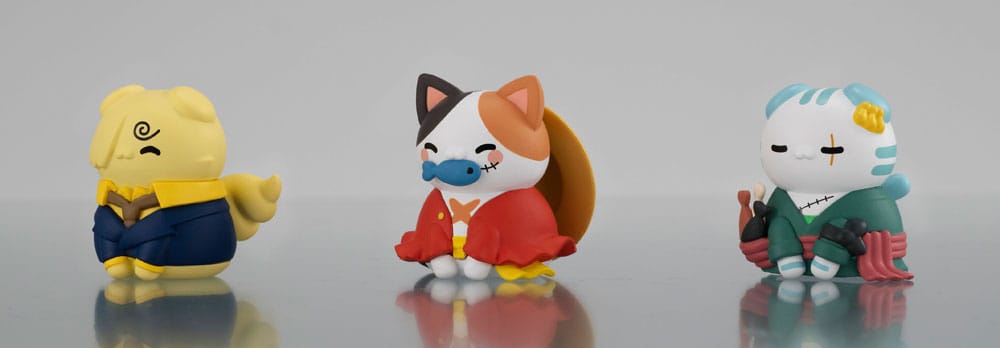One Piece Mega Cat Project Figur 3-Pack Nyan Piece Nyan! Happy Trio 2024 Megahouse