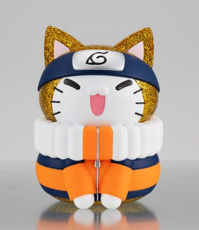 Naruto Shippuden Mega Cat Project Nyanto! Giant Nyaruto Series Trading Figure Naruto Uzumaki Gold Ver. 10 cm Megahouse