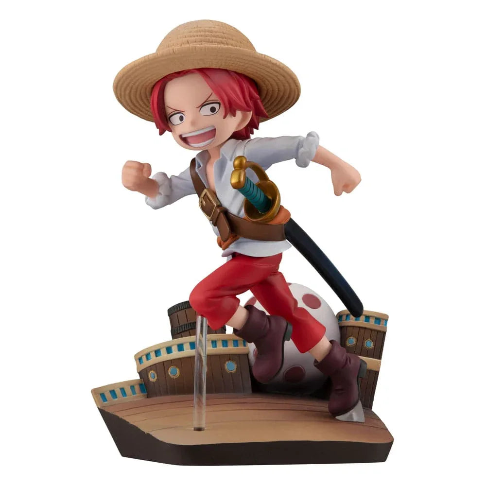 One Piece G.E.M. Serie PVC Staty Shanks Run! Run! Run! 13 cm Megahouse