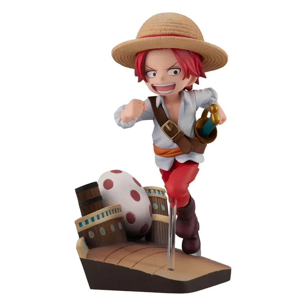 One Piece G.E.M. Serie PVC Staty Shanks Run! Run! Run! 13 cm Megahouse