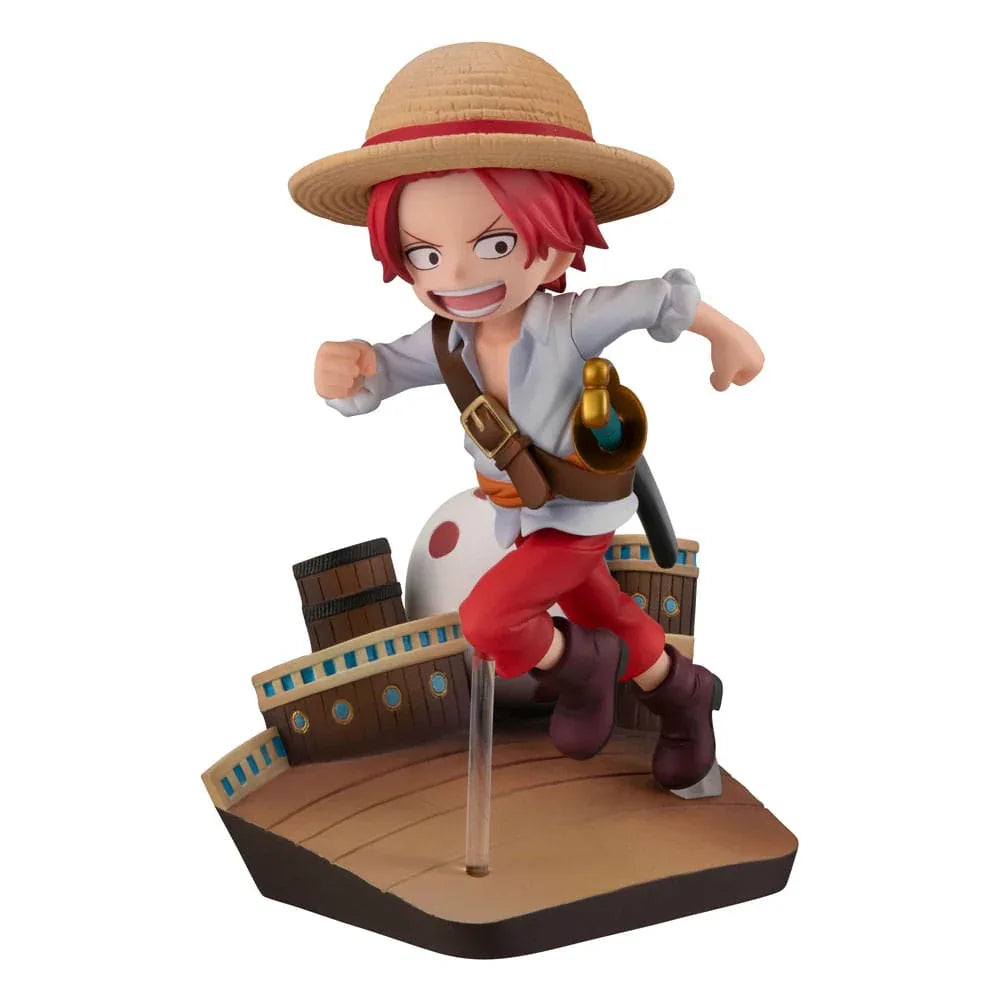 One Piece G.E.M. Serie PVC Staty Shanks Run! Run! Run! 13 cm Megahouse