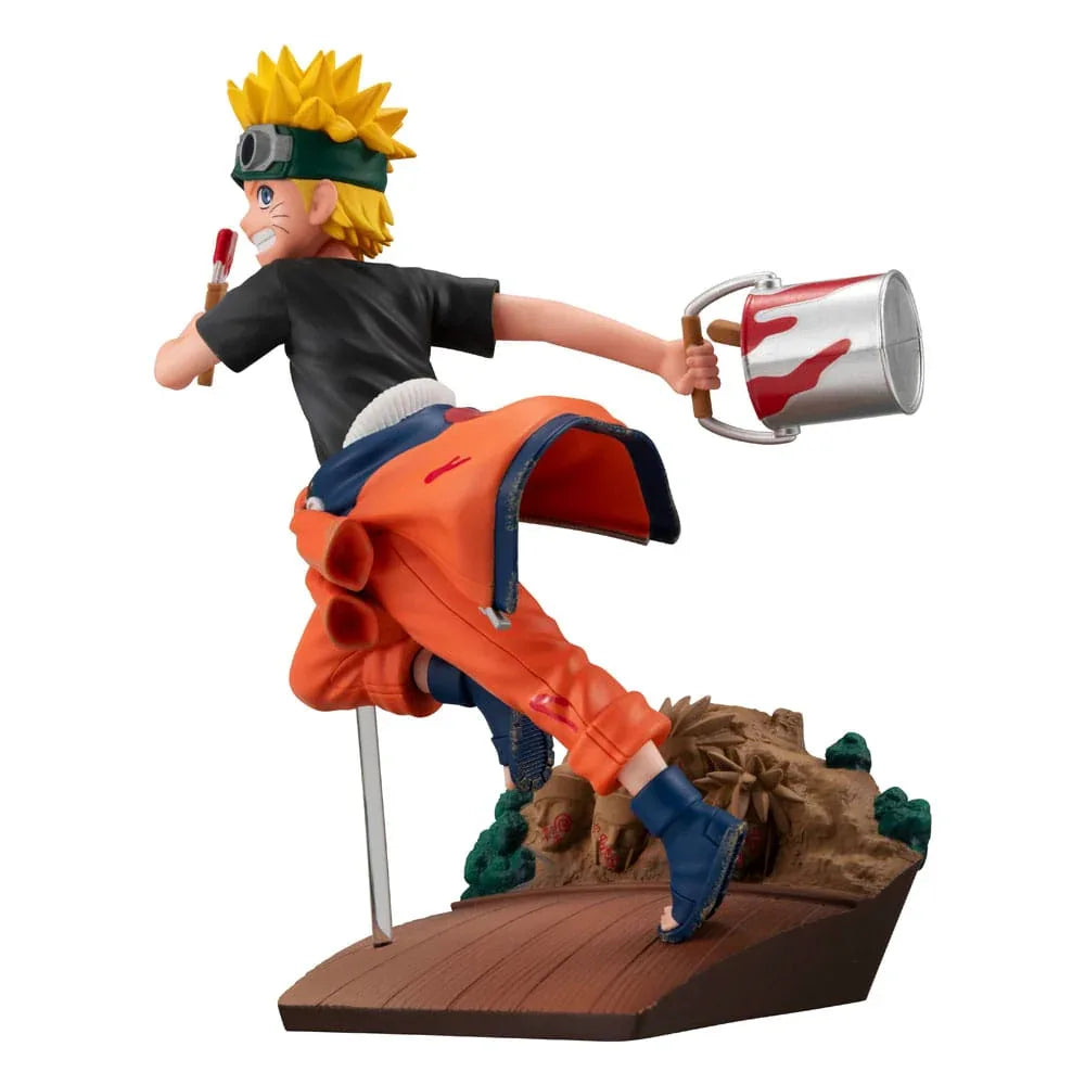 Naruto G.E.M. Series PVC Staty Naruto Uzumaki Go! 15 cm med present Megahouse