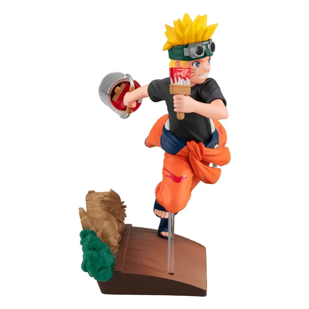 Naruto G.E.M. Series PVC Staty Naruto Uzumaki Go! 15 cm med present Megahouse