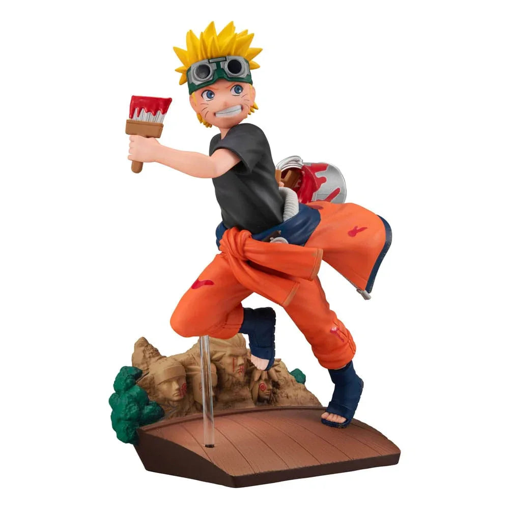 Naruto G.E.M. Series PVC Staty Naruto Uzumaki Go! 15 cm med present Megahouse