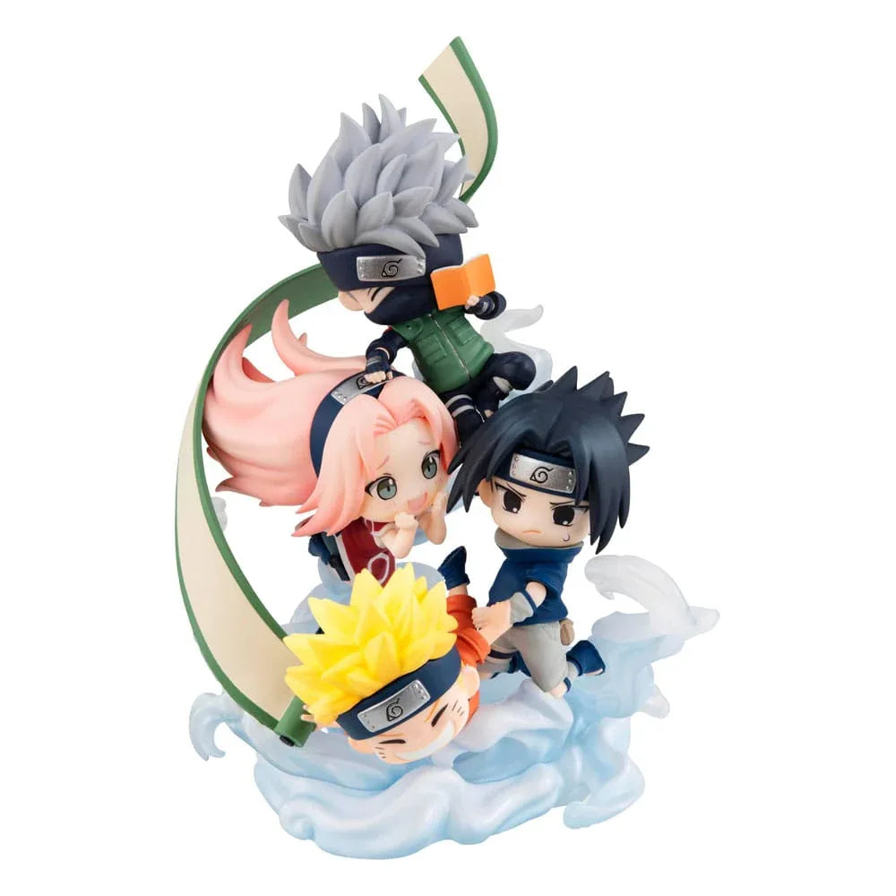 Naruto Shippuden FigUnity PVC Mini Figur Team 7 Megahouse