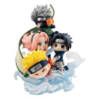 Naruto Shippuden FigUnity PVC Mini Figur Team 7 Megahouse