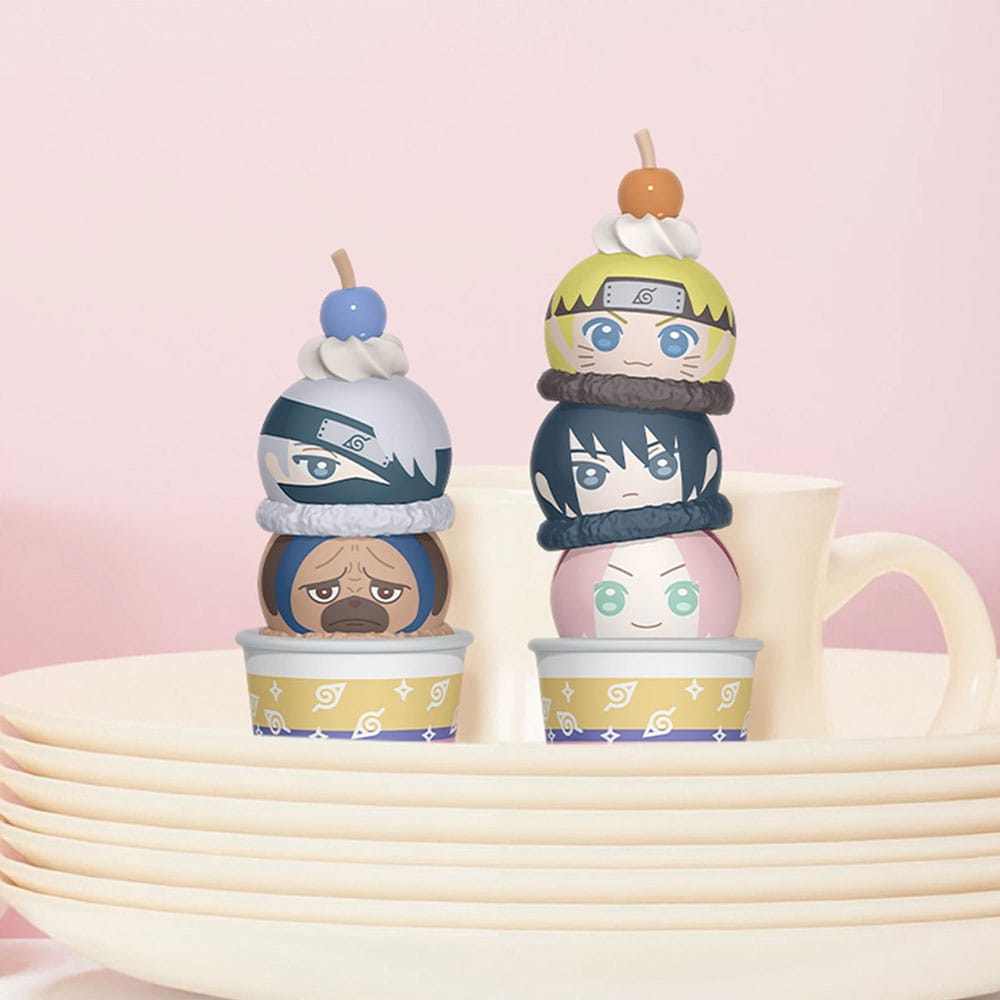 Naruto Shippuden Tsumichen Stapla & Byt Trading Figur 6-Pack 8 cm (med gåva) Megahouse