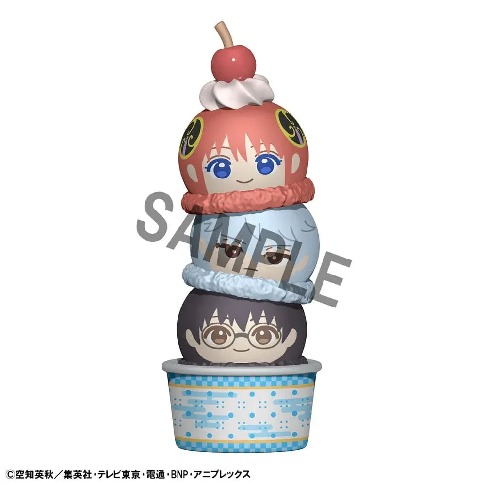 Gintama Tsumichen Stapel- och Förändringsfigur 8 cm Assortiment (6) Megahouse