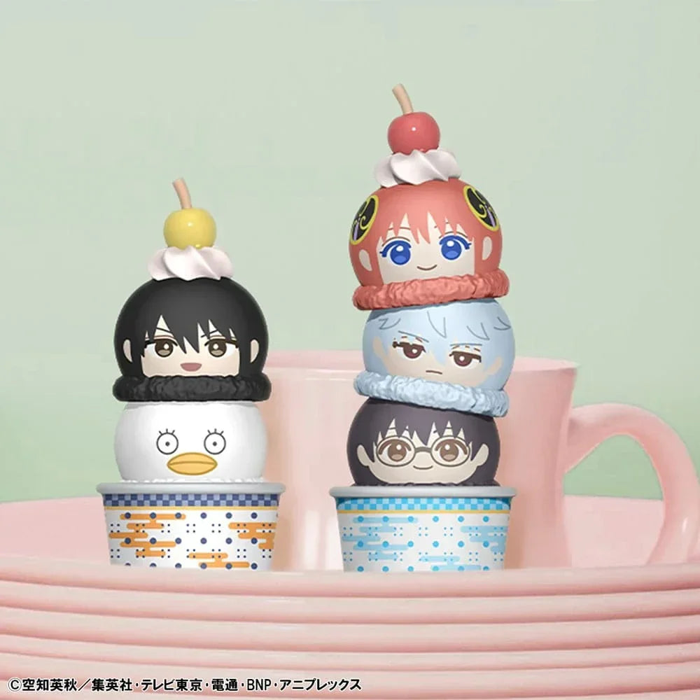 Gintama Tsumichen Stapel- och Förändringsfigur 8 cm Assortiment (6) Megahouse