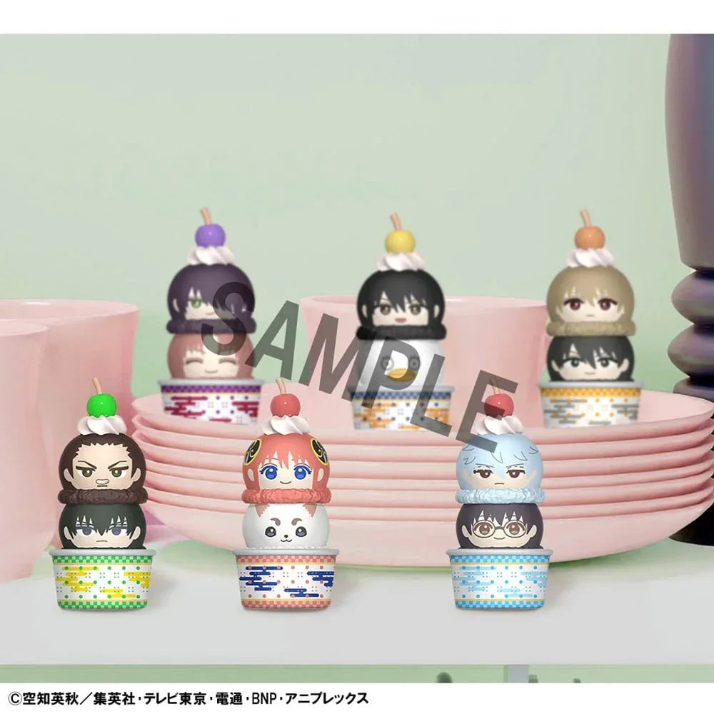 Gintama Tsumichen Stapel- och Förändringsfigur 8 cm Assortiment (6) Megahouse