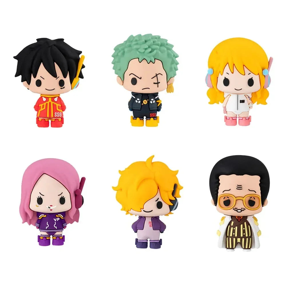 One Piece Chokorin Mascot Series - Tradingfigur 6-Pack Egghead Ver. 5 cm Megahouse