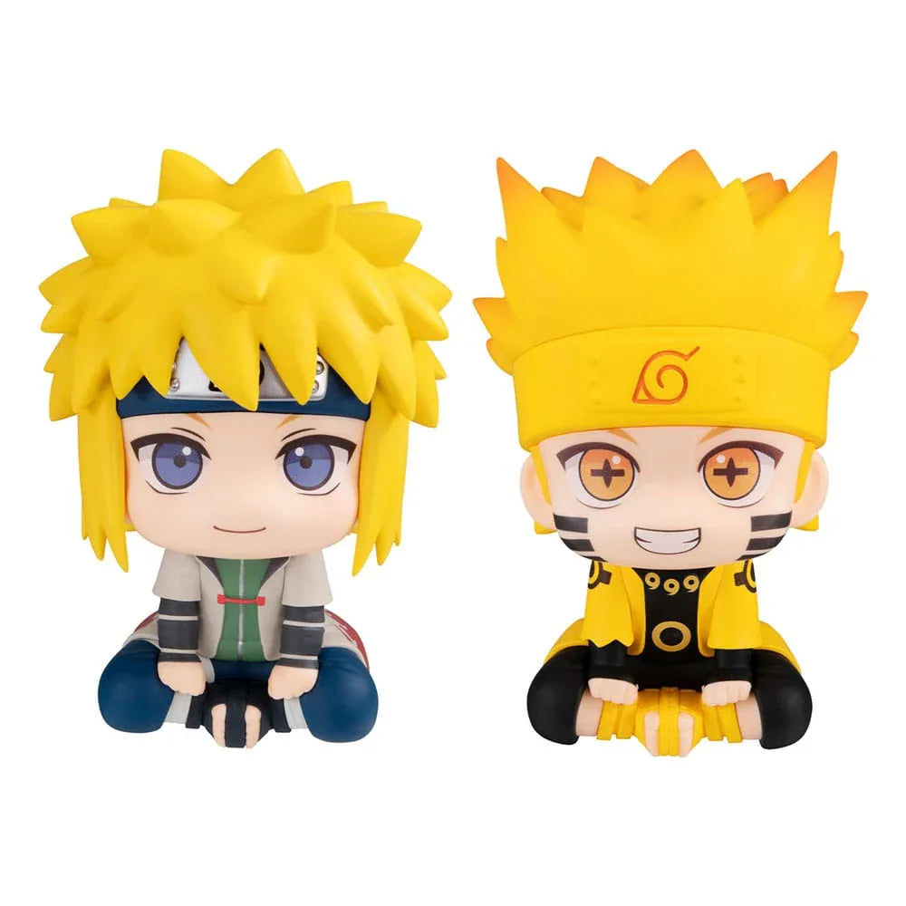 Naruto Shippuden PVC Figur Naruto Uzumaki & Minato Namikaze Megahouse