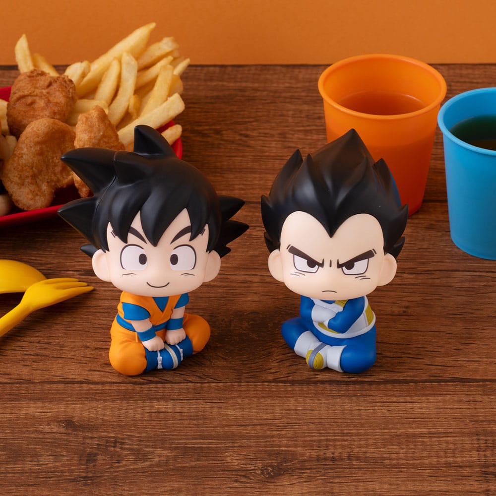 Dragon Ball Daima PVC Figurer - Son Goku & Vegeta Mini 11 cm med Present Megahouse