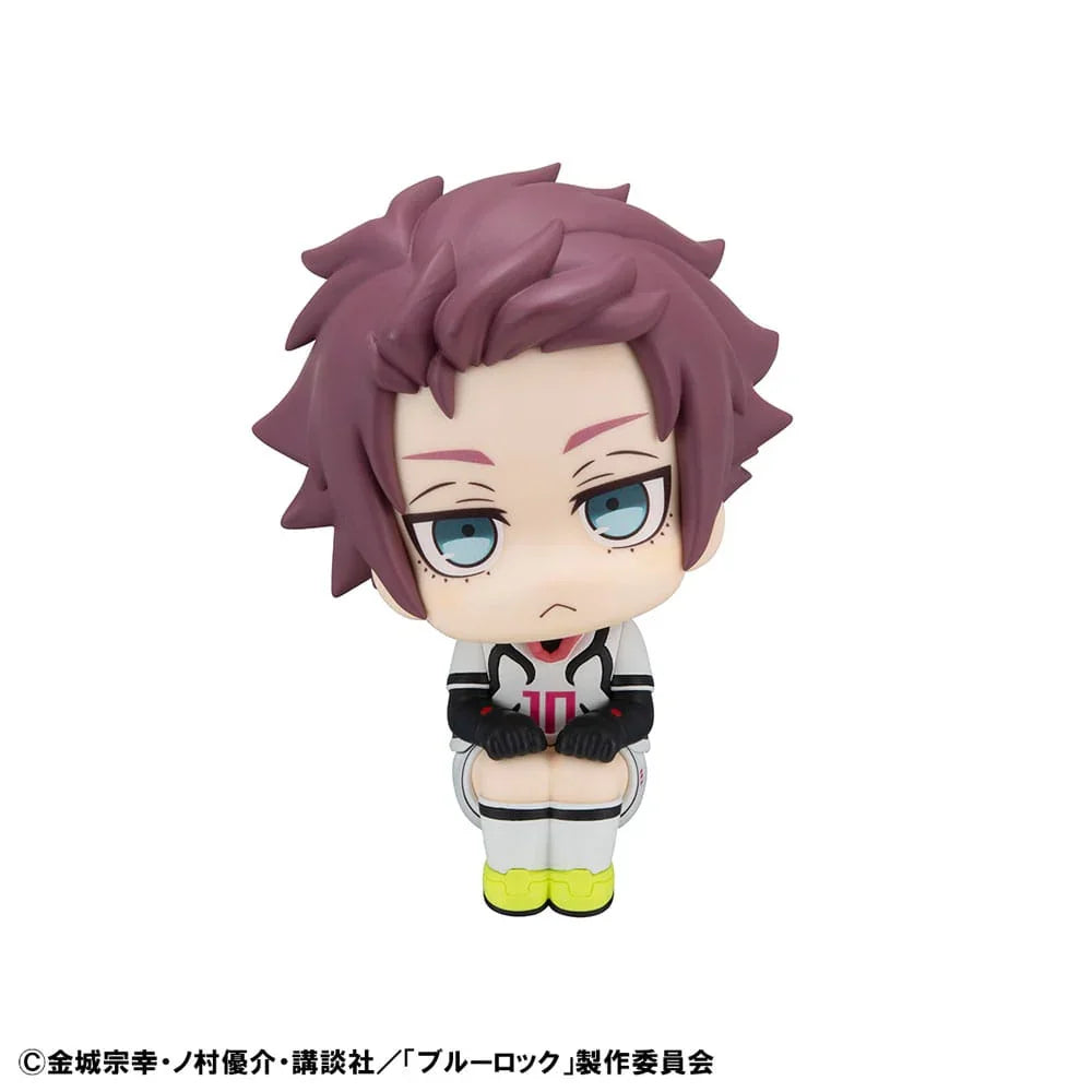 Blue Lock Look Up PVC Figur Rin Itoshi & Sae Itoshi Japansk Landslagsspelare Match Ver. 11 cm (med present)