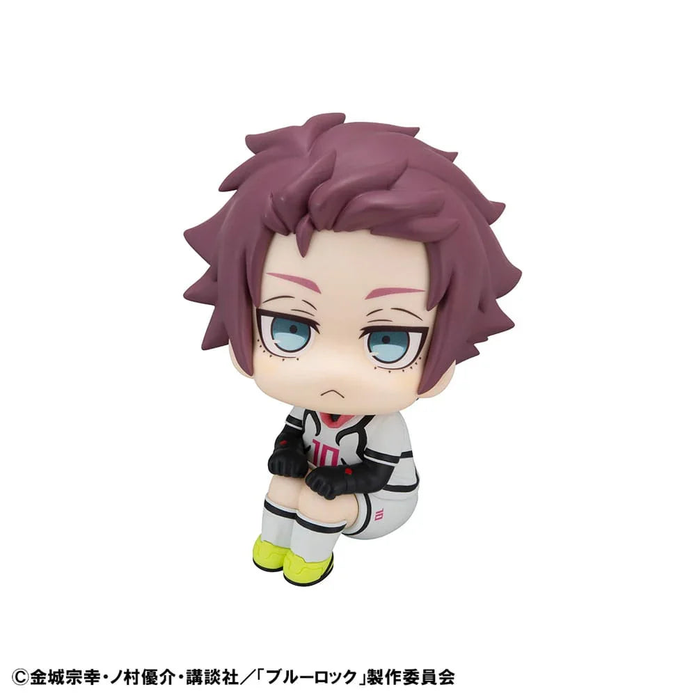 Blue Lock Look Up PVC Figur Rin Itoshi & Sae Itoshi Japansk Landslagsspelare Match Ver. 11 cm (med present)