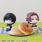 Blue Lock Look Up PVC Figur Rin Itoshi & Sae Itoshi Japansk Landslagsspelare Match Ver. 11 cm (med present)