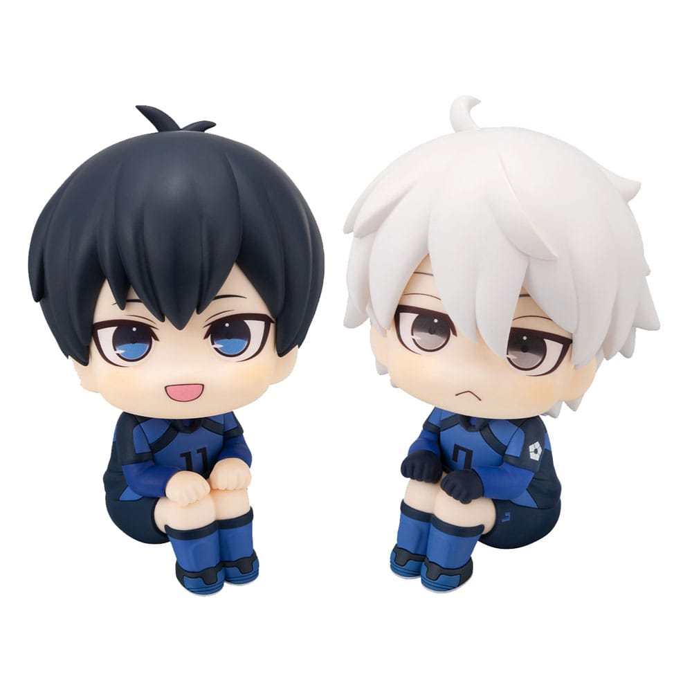 Blue Lock Look Up PVC Figur Yoichi Isagi & Seishiro Nagi Japansk Landslagsspelare Matchversion 11 cm (med present) Megahouse