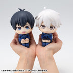 Blue Lock Look Up PVC Figur Yoichi Isagi & Seishiro Nagi Japansk Landslagsspelare Matchversion 11 cm (med present) Megahouse