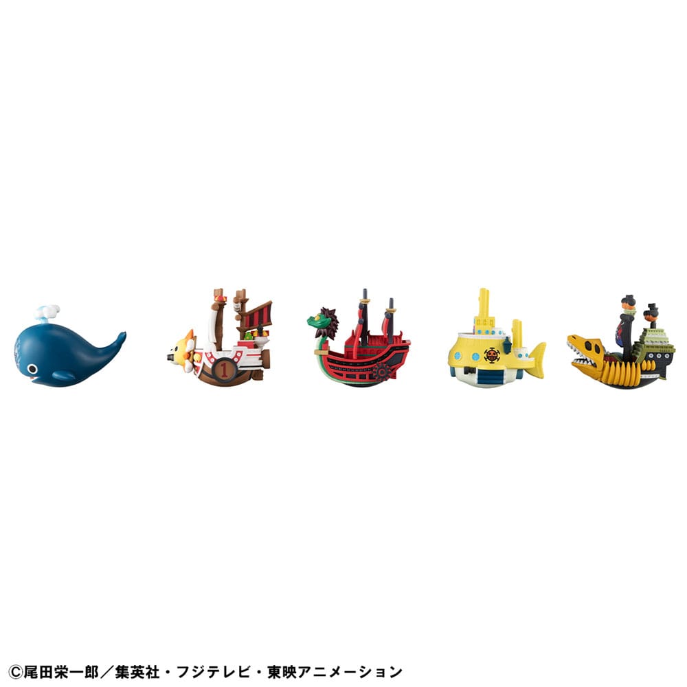 One Piece Yuracolle Series Trading Figure 5-Pack Grand Line Vol. 2 - 6 cm Megahouse