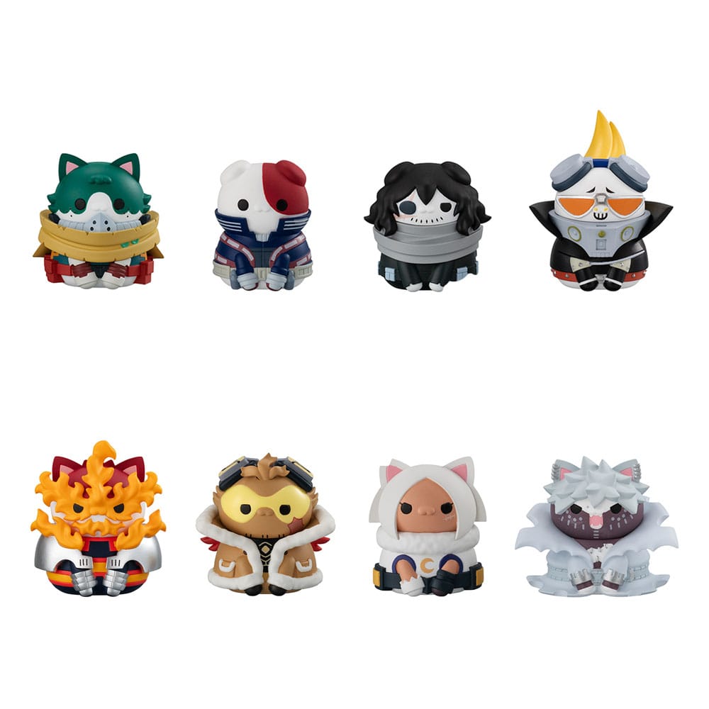 My Hero Academia Mega Cat Project Heroaca Cats No.01 - 3 cm Assortment (8) Megahouse