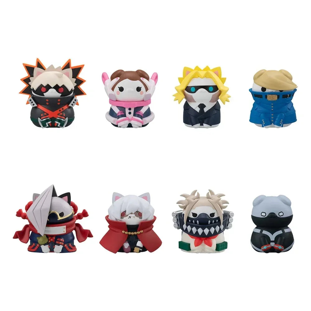My Hero Academia Mega Cat Project Heroaca Cats No.02 - 3 cm Assortment (8) Megahouse