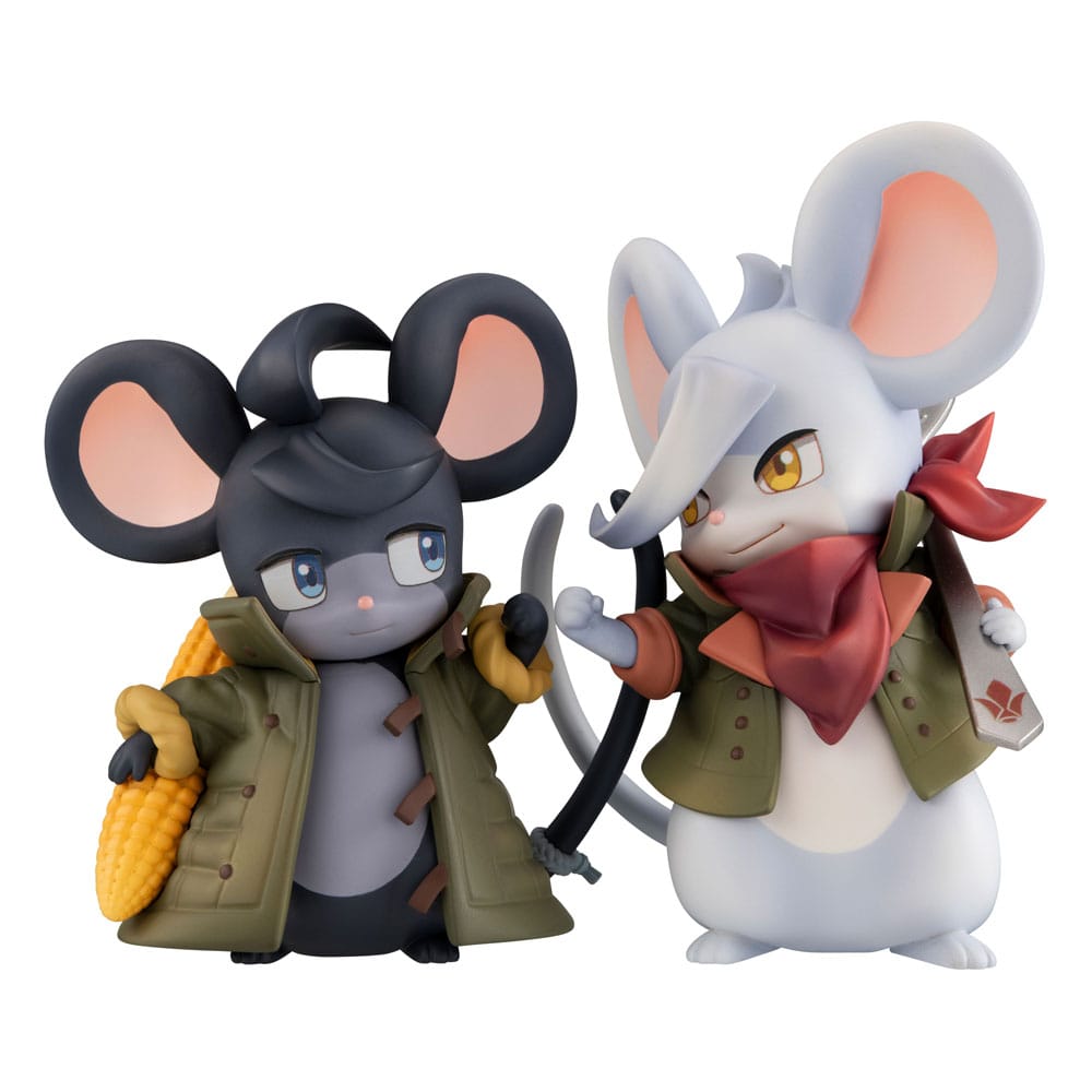 Mobile Suit Gundam Iron-Blooded Orphans PVC Figurer - Orphanchu Block 3 Mikatsuki & Orga 10-årsjubileum 12 cm Megahouse