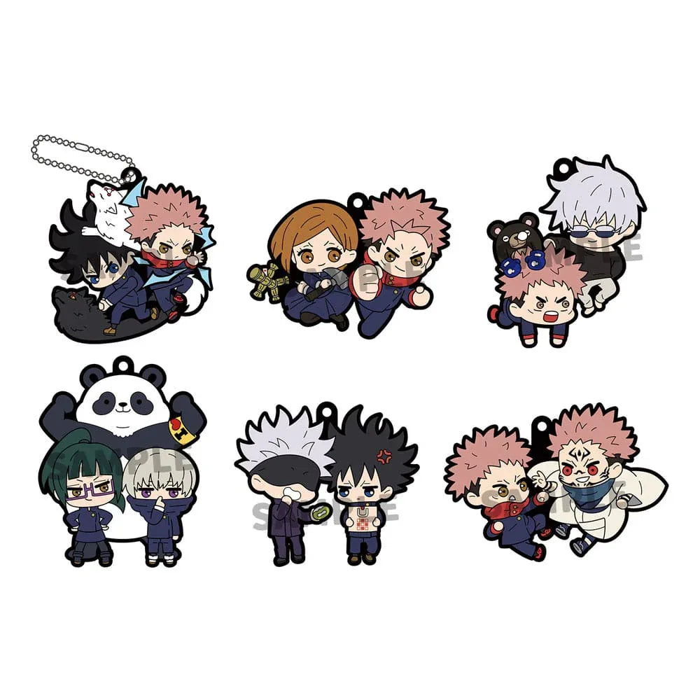 Jujutsu Kaisen Gummifigur 6 cm Assortiment (6) Megahouse