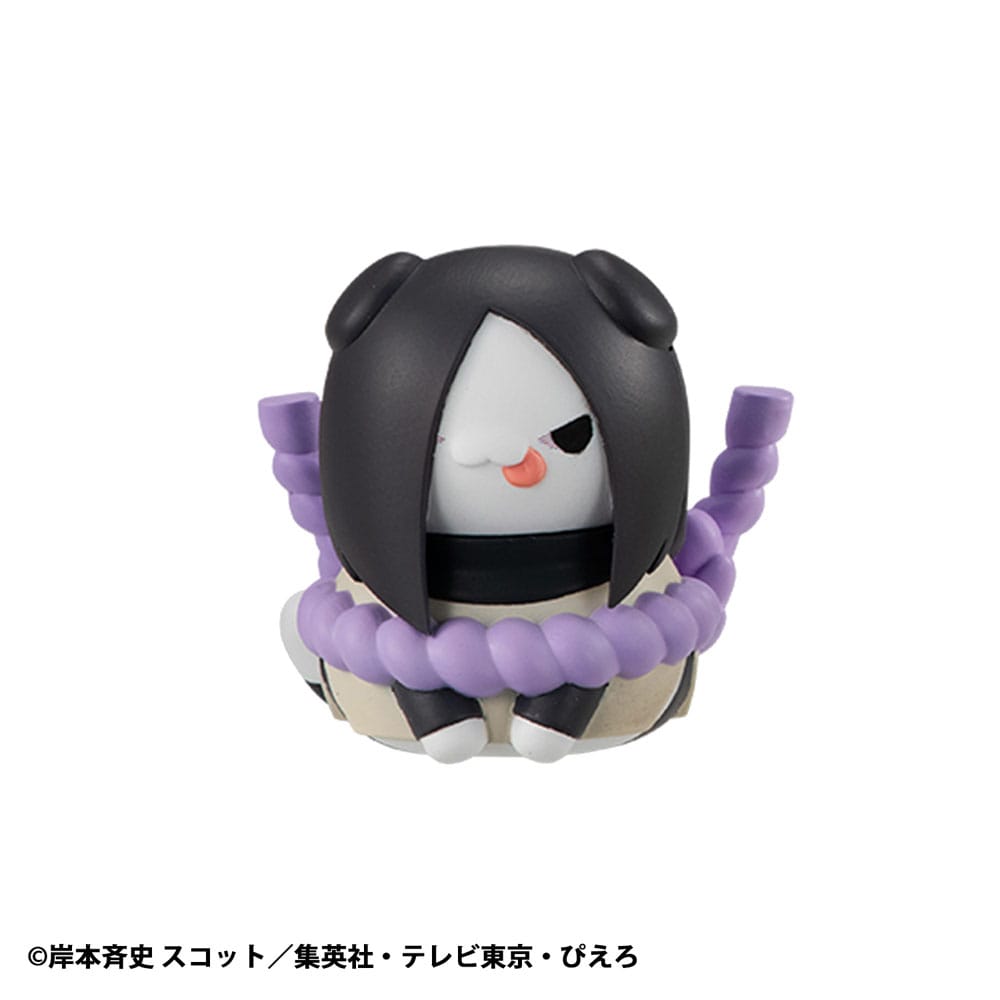 Naruto Shippuden Mega Cat Project Nyaruto! Trading Figures - Kom hit här Sasuke-kun 3 cm Assortiment (8) Megahouse