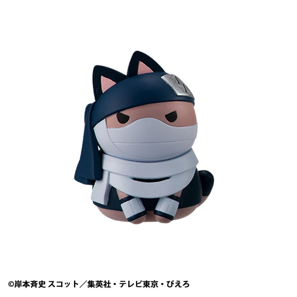 Naruto Shippuden Mega Cat Project Nyaruto! Trading Figures - Kom hit här Sasuke-kun 3 cm Assortiment (8) Megahouse