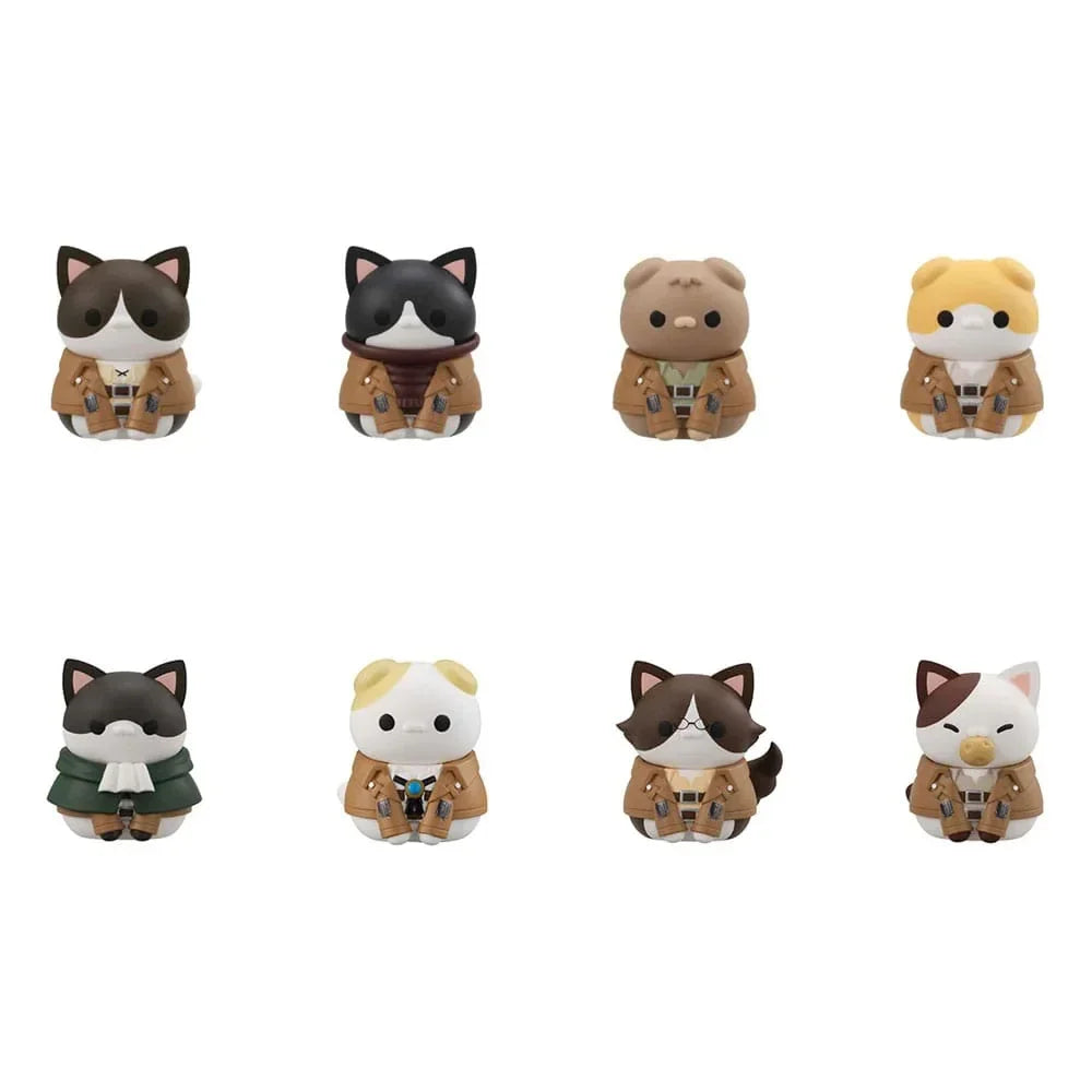 Attack on Titan Mega Cat Project: Tinyan Trading Figures – Scout Regiment Assortment Megahouse
