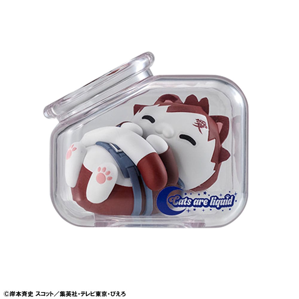 Naruto Shippuden Mega Cat Project Nyaruto! Trading Figures Good Night Nyaruto! 3 cm Assortment (8) Megahouse