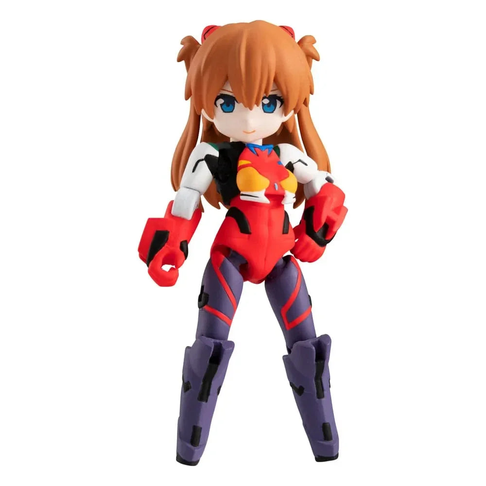 Evangelion Desktop Army Figurer Shikinami Asuka Langley & Evangelion 2 – 8 - 15 cm Megahouse