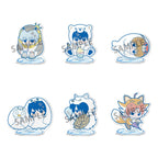 Gintama Akrylfigur Prince Hata & Djur av Is 6 cm Display (6) Megahouse