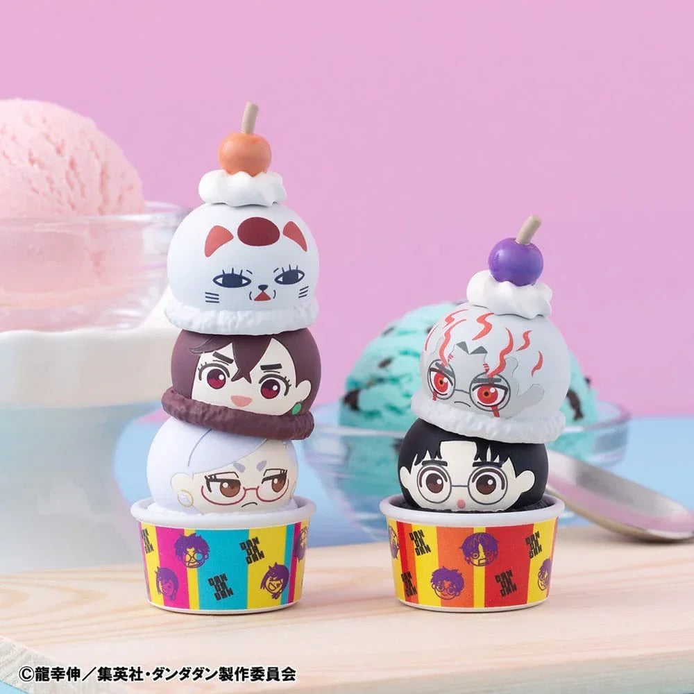 Dandadan Tsumichen Stacking Trading Figure 6-Pack med Gåva Megahouse