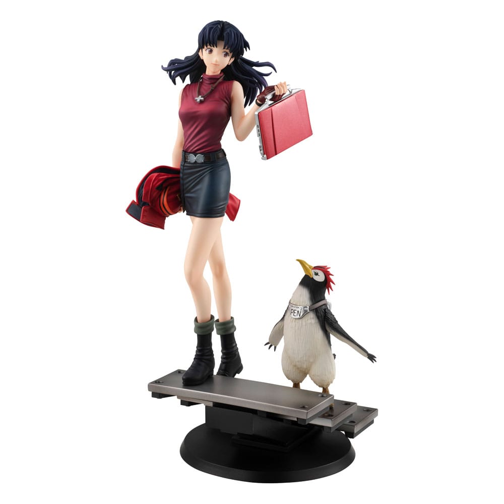 Rebuild of Evangelion Gals PVC Figur Misato Katsuragi & Pen Pen 25 cm Megahouse