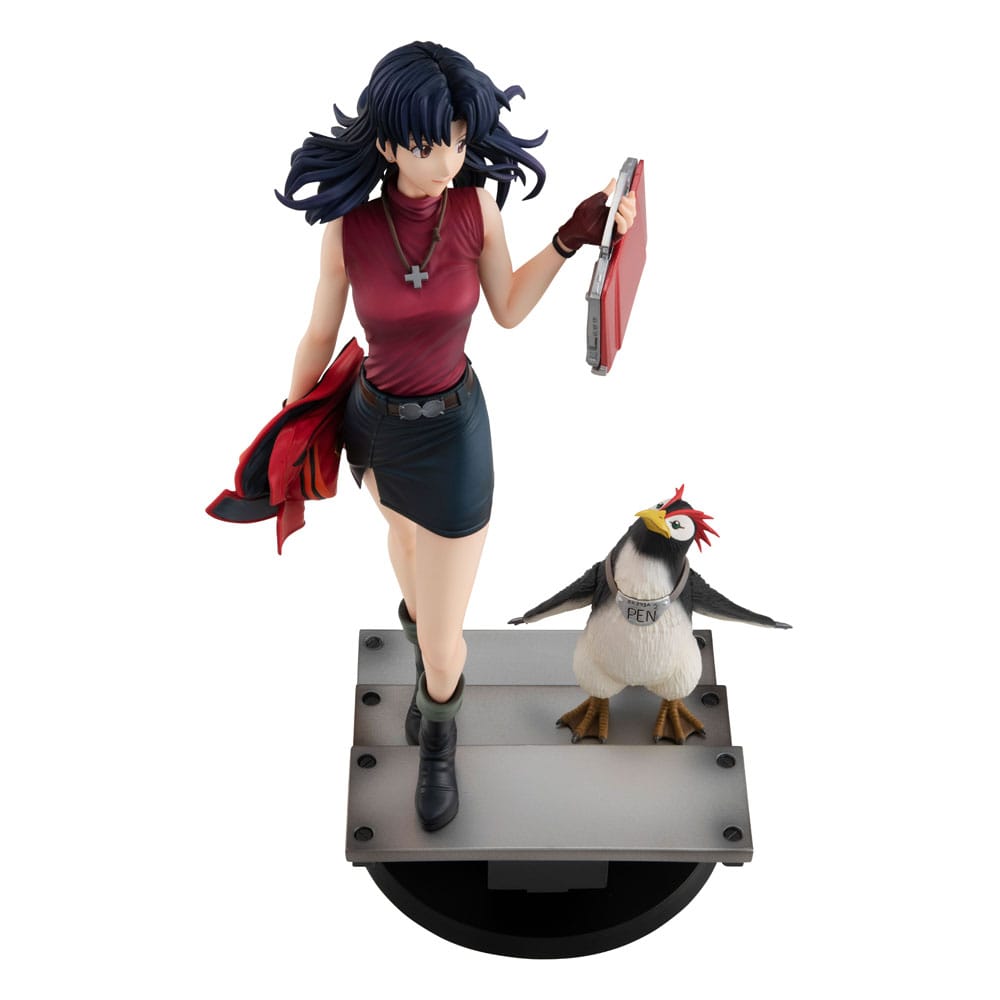 Rebuild of Evangelion Gals PVC Figur Misato Katsuragi & Pen Pen 25 cm Megahouse